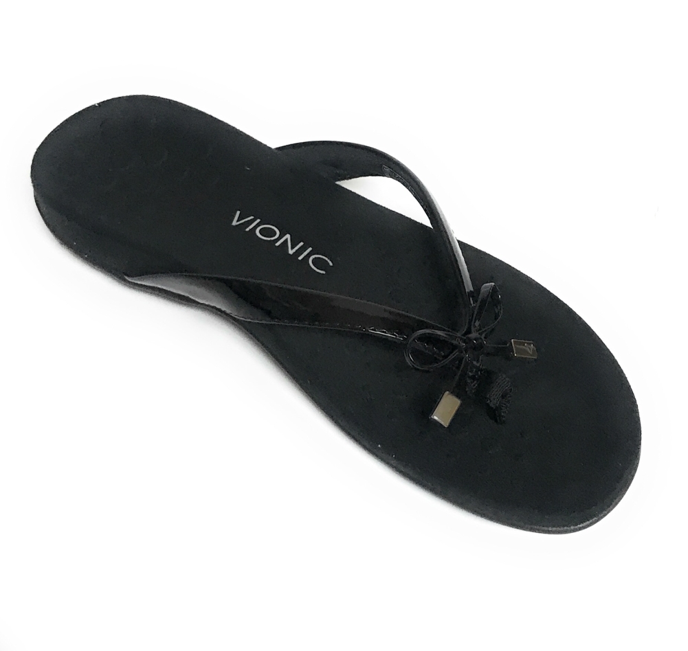 Vionic Women's Rest Bella Toe Post Sandal, Black, 10 M 616542156350 | eBay